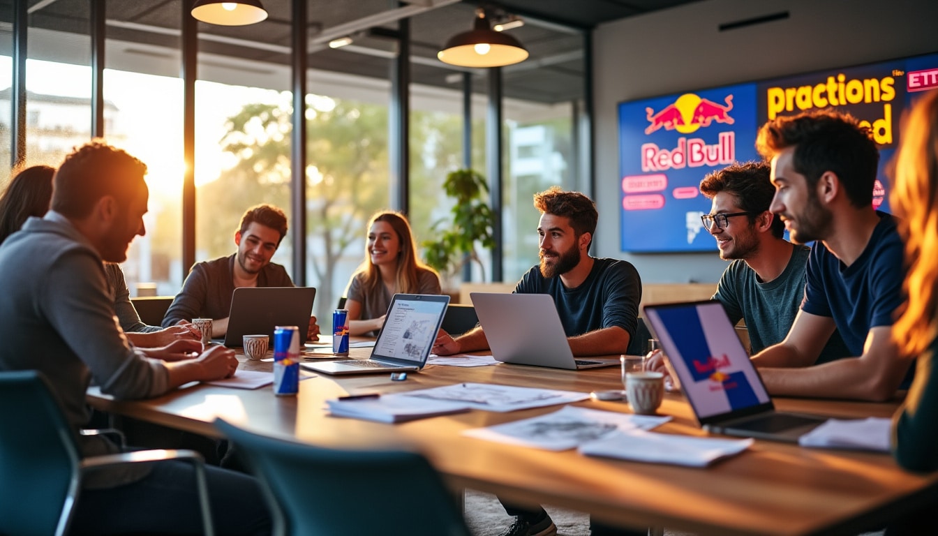 Illustration: Comment la stratégie marketing de la marque Red Bull s’est construite dans l’univers des boissons énergisantes